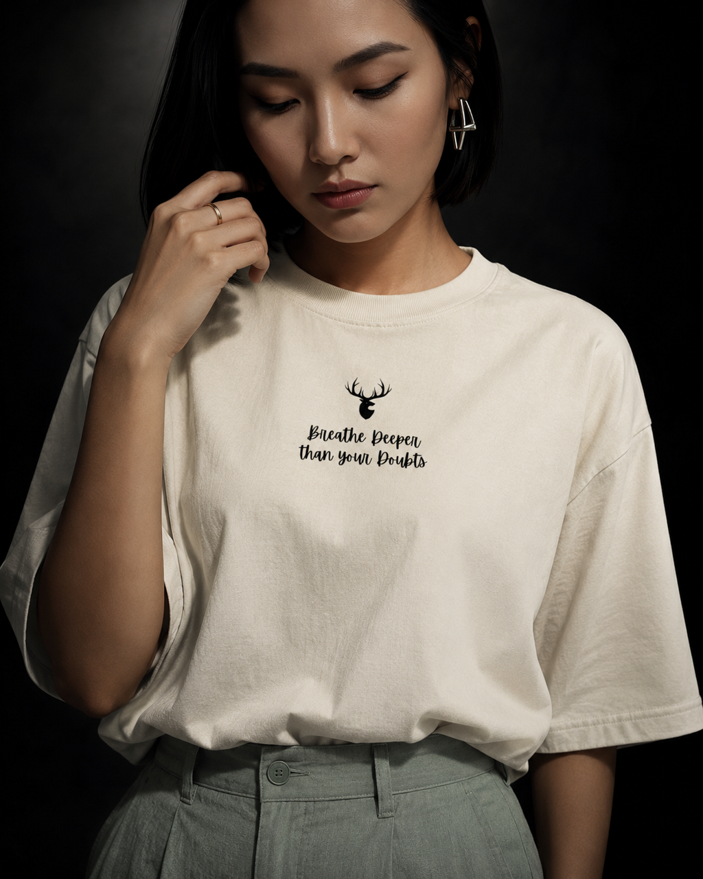 Cotton Oversized T-Shirt Breathe
