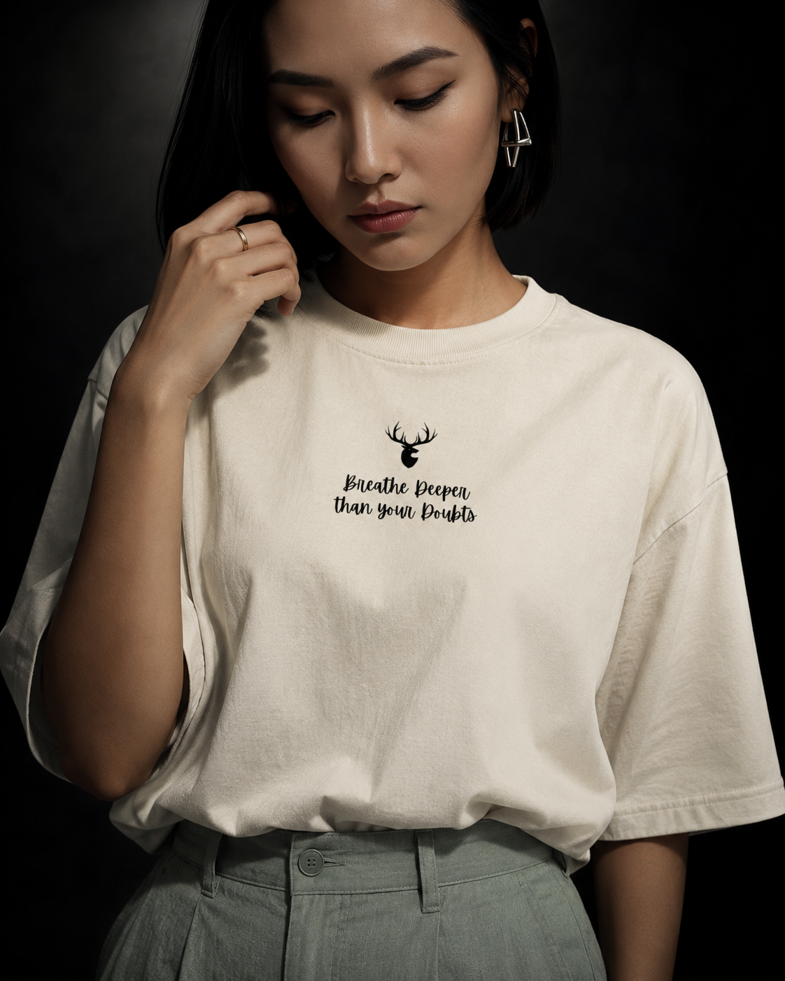 Cotton Oversized T-Shirt Breathe