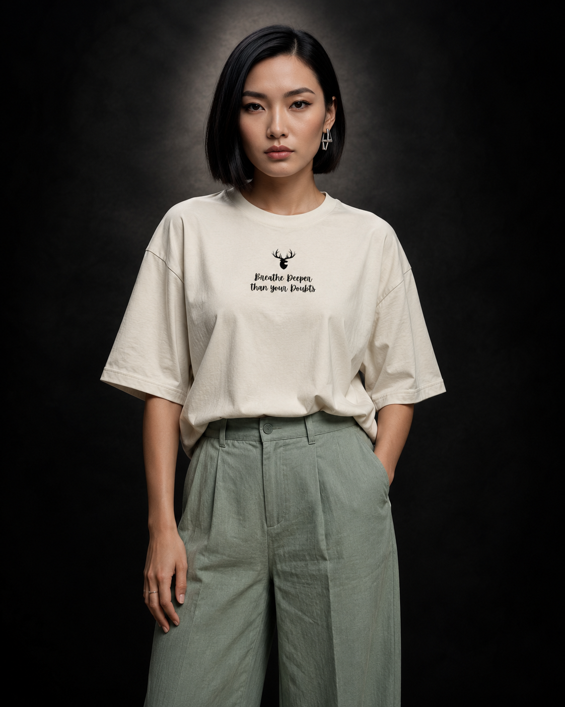 Cotton Oversized T-Shirt Breathe