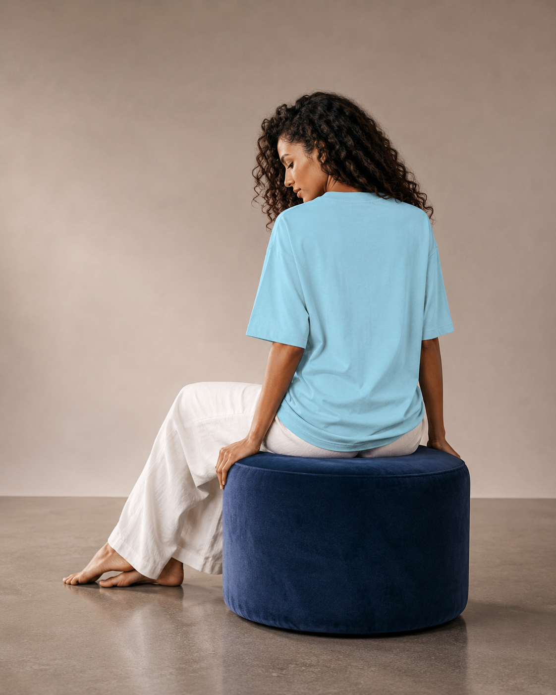 Cotton Oversized T-Shirt Berry