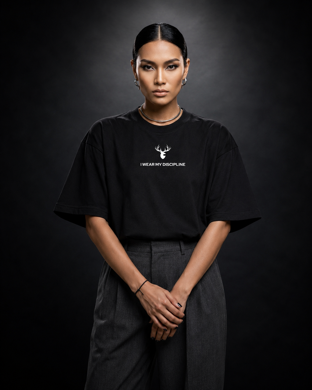 Cotton Oversized T-Shirt Discipline