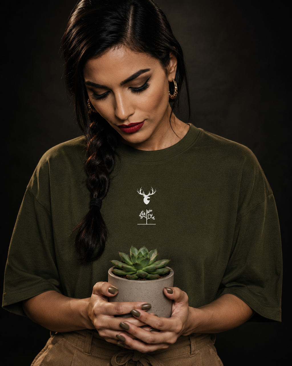 Cotton Oversized T-Shirt Grow