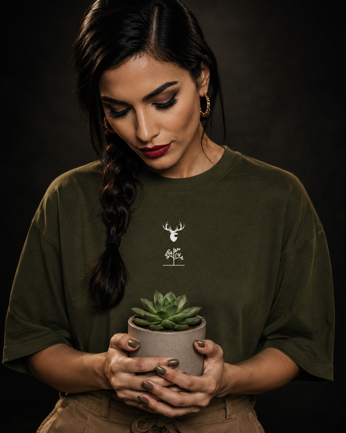 Cotton Oversized T-Shirt Grow