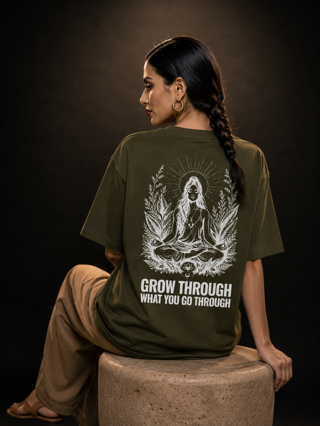 Cotton Oversized T-Shirt Grow