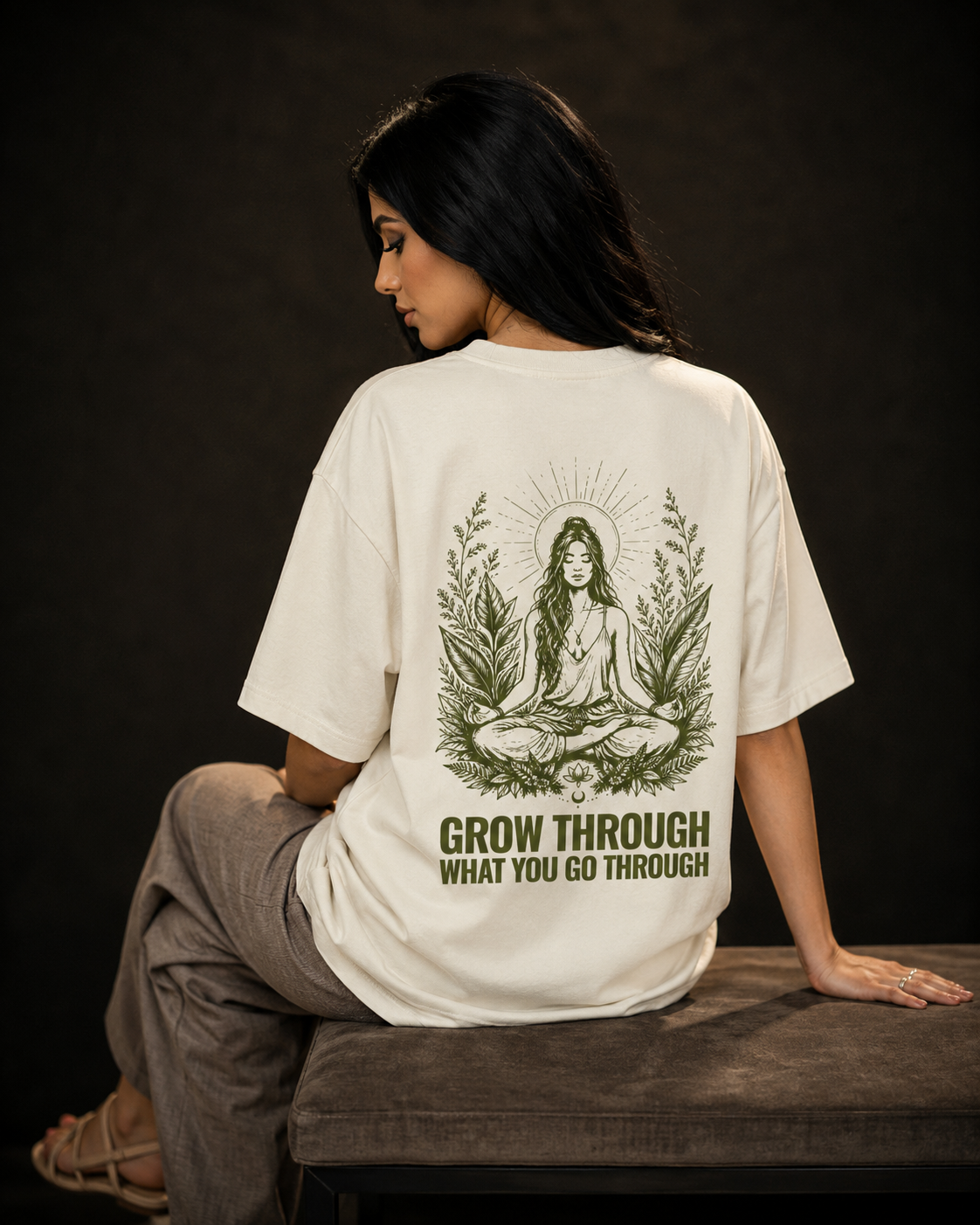 Cotton Oversized T-Shirt Grow