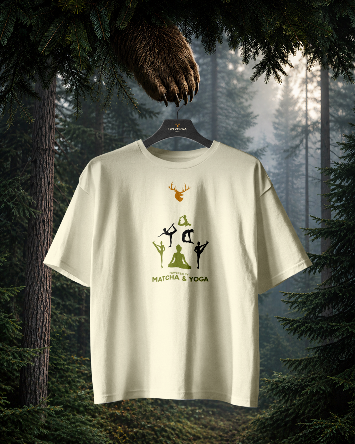 Cotton Oversized T-Shirt Matcha