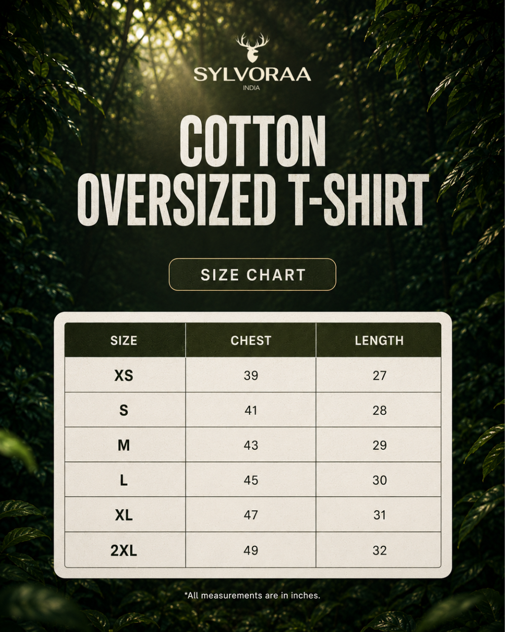 Cotton Oversized T-shirt