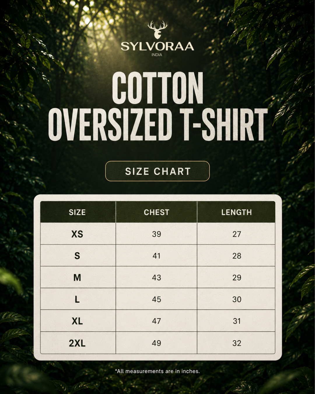 Cotton Oversized T-shirt